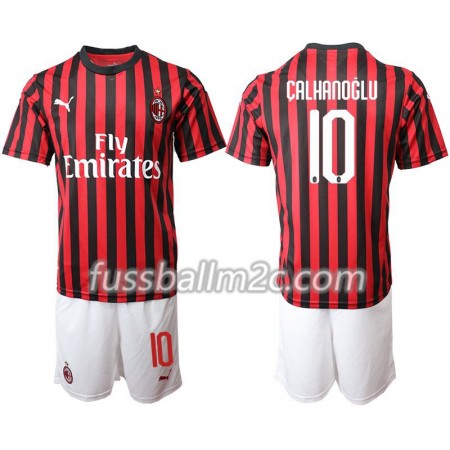 Fußballtrikots AC Mailand Calhanoglu 10 Kinder Heim Trikotsatz 2019-2020 Fußballtrikots AC Mailand Calhanoglu 10 Kinder Heim Trikotsatz 2019-2020